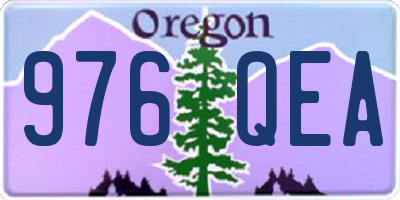 OR license plate 976QEA