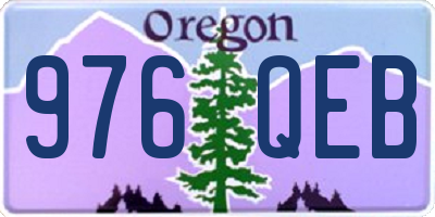 OR license plate 976QEB