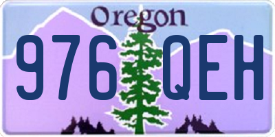 OR license plate 976QEH
