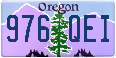 OR license plate 976QEI