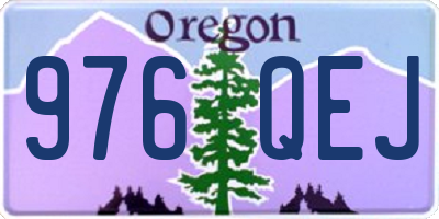 OR license plate 976QEJ