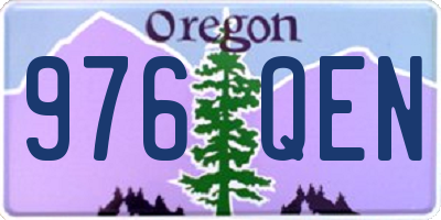 OR license plate 976QEN