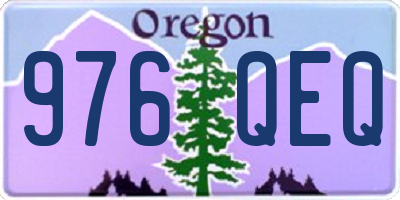 OR license plate 976QEQ