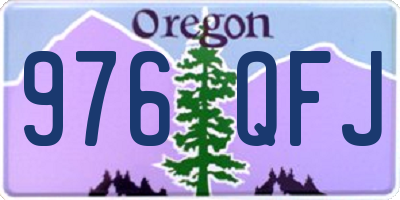 OR license plate 976QFJ