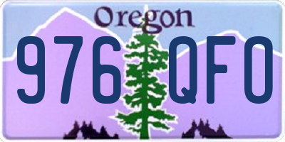 OR license plate 976QFO