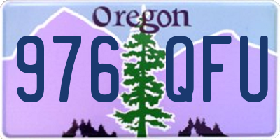 OR license plate 976QFU