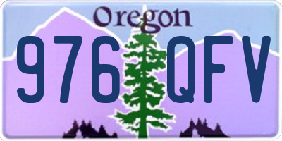 OR license plate 976QFV