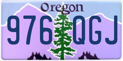 OR license plate 976QGJ