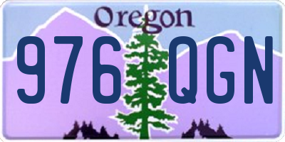 OR license plate 976QGN