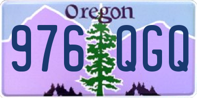 OR license plate 976QGQ