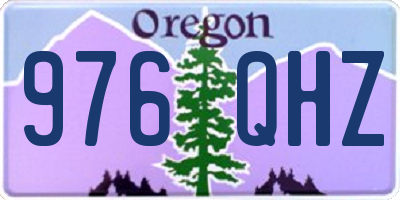 OR license plate 976QHZ