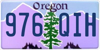 OR license plate 976QIH