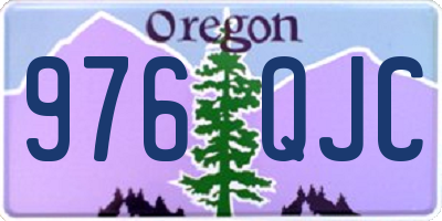 OR license plate 976QJC