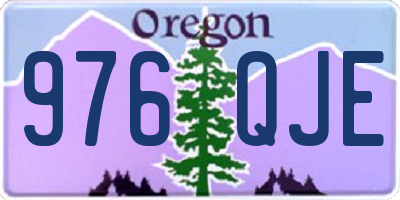 OR license plate 976QJE