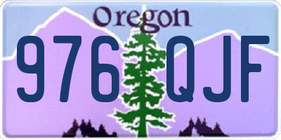 OR license plate 976QJF