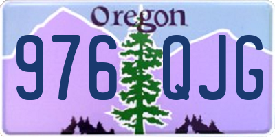 OR license plate 976QJG