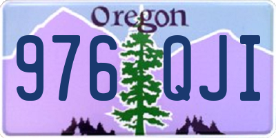 OR license plate 976QJI