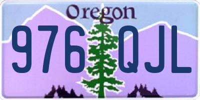 OR license plate 976QJL