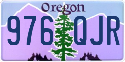 OR license plate 976QJR