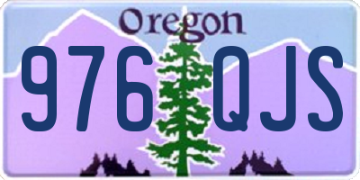 OR license plate 976QJS