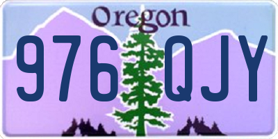 OR license plate 976QJY