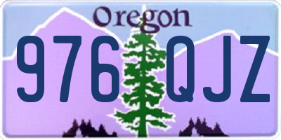 OR license plate 976QJZ