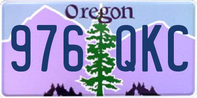 OR license plate 976QKC