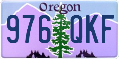 OR license plate 976QKF