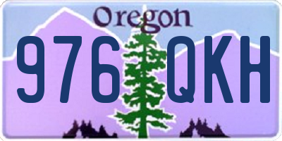 OR license plate 976QKH