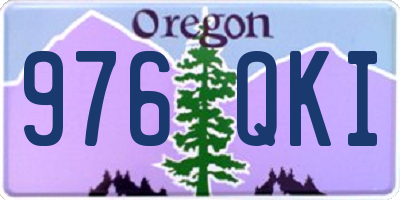 OR license plate 976QKI