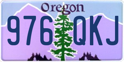 OR license plate 976QKJ