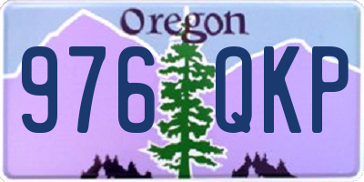 OR license plate 976QKP