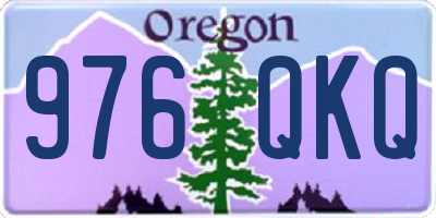 OR license plate 976QKQ