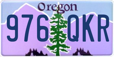 OR license plate 976QKR