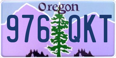 OR license plate 976QKT
