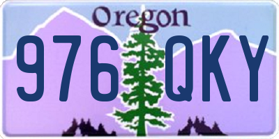 OR license plate 976QKY