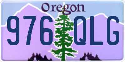 OR license plate 976QLG