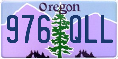 OR license plate 976QLL