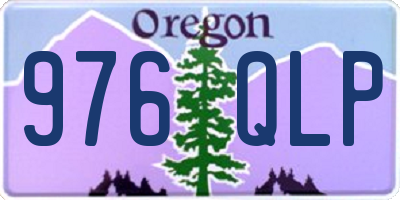 OR license plate 976QLP