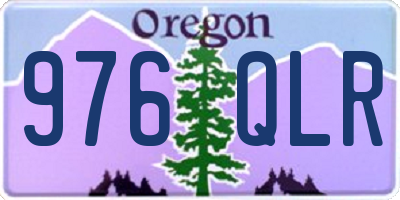 OR license plate 976QLR