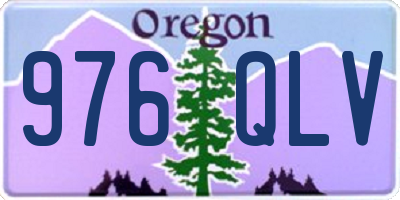 OR license plate 976QLV