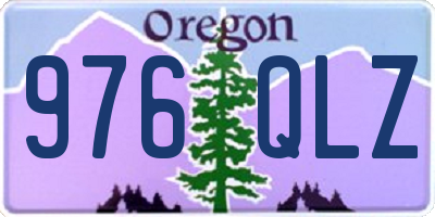 OR license plate 976QLZ