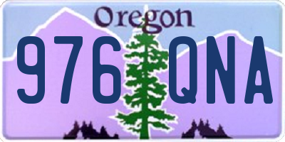 OR license plate 976QNA