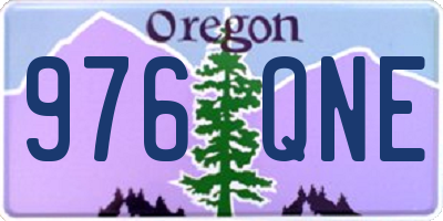 OR license plate 976QNE