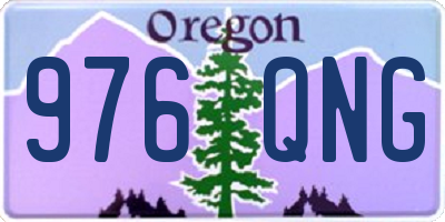 OR license plate 976QNG