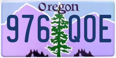 OR license plate 976QOE