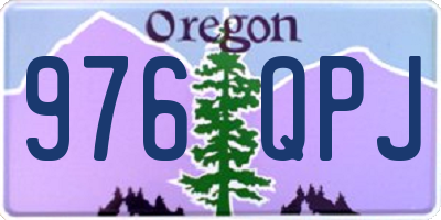 OR license plate 976QPJ
