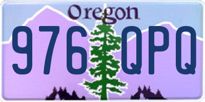 OR license plate 976QPQ