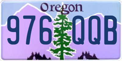 OR license plate 976QQB