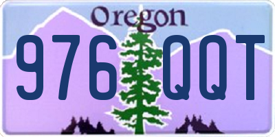 OR license plate 976QQT